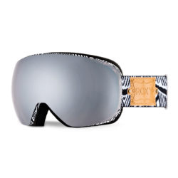 Women's Roxy Goggles - Roxy Popscreen Snow Goggles. Bright White - Silver Mirror